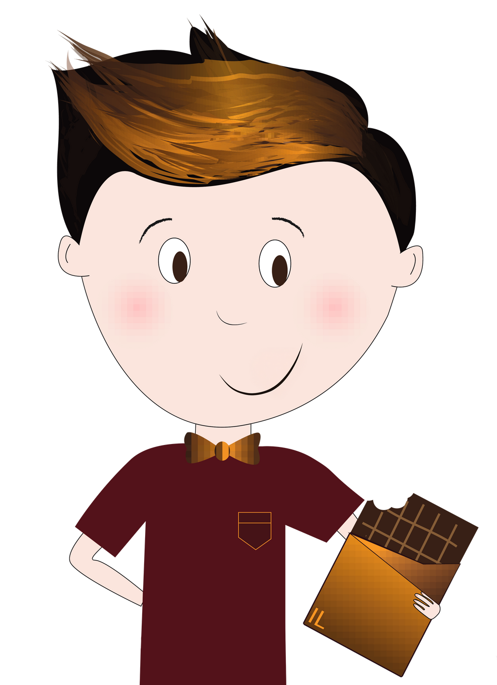 Chocolate praline bar with 10 vitamins-4