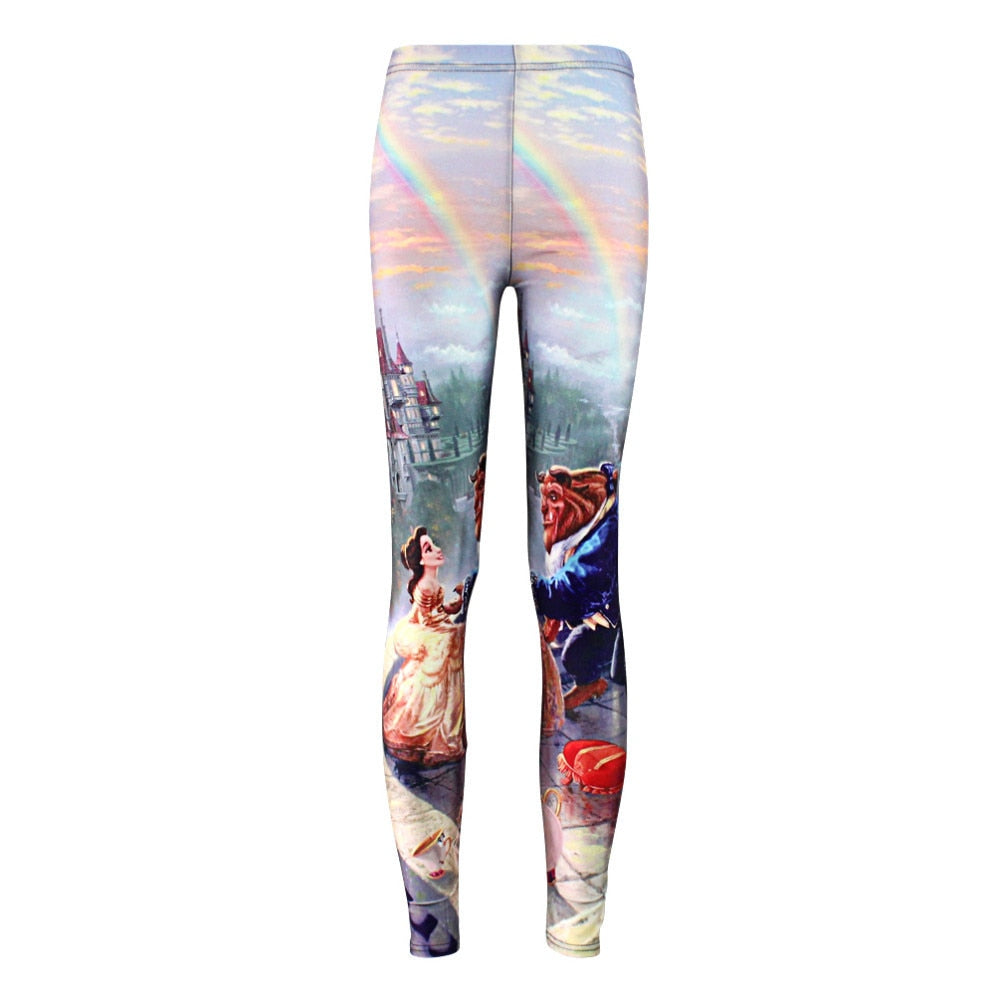 Plus size Summer leggings Women Hot Leggings Digital Print Popular Beauty