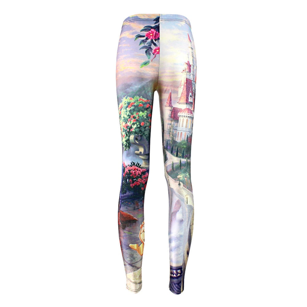 Plus size Summer leggings Women Hot Leggings Digital Print Popular Beauty