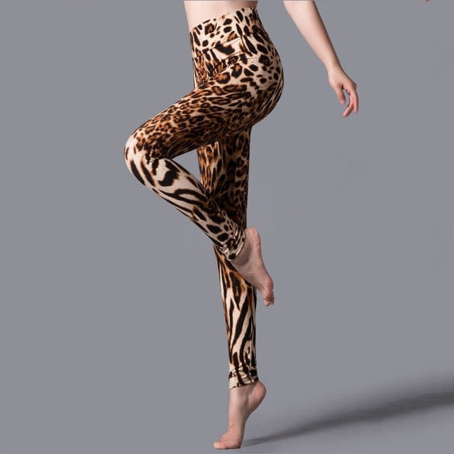 Fashion Girl Legging Spandex Aptitud Print Floral Leggings Leggins Milk Silk